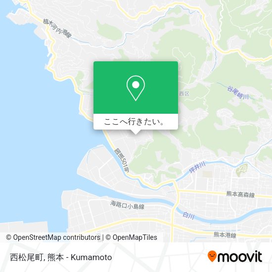 西松尾町地図