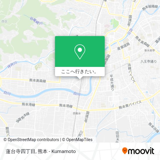 蓮台寺四丁目地図