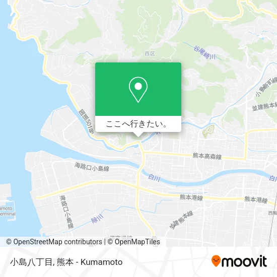 小島八丁目地図