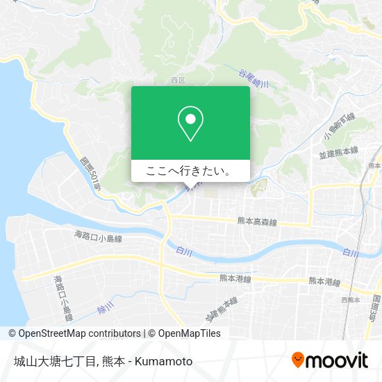 城山大塘七丁目地図