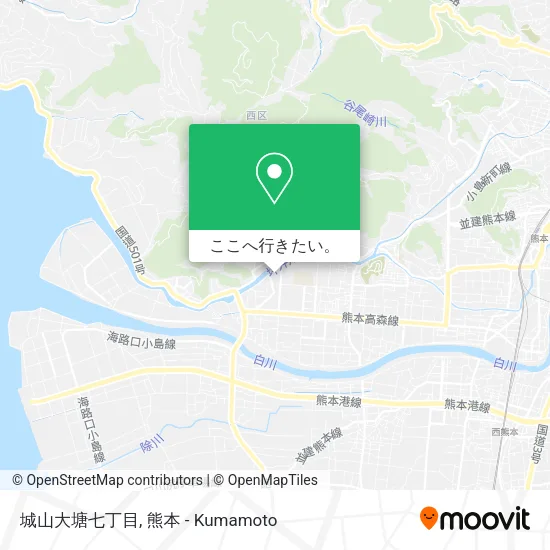 城山大塘七丁目地図