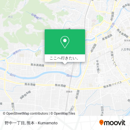 野中一丁目地図