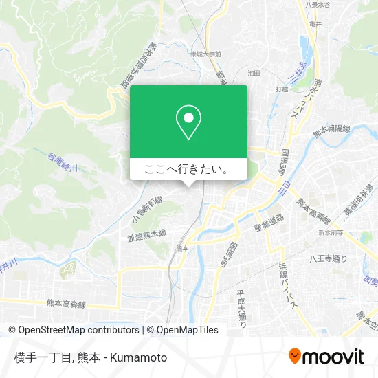 横手一丁目地図