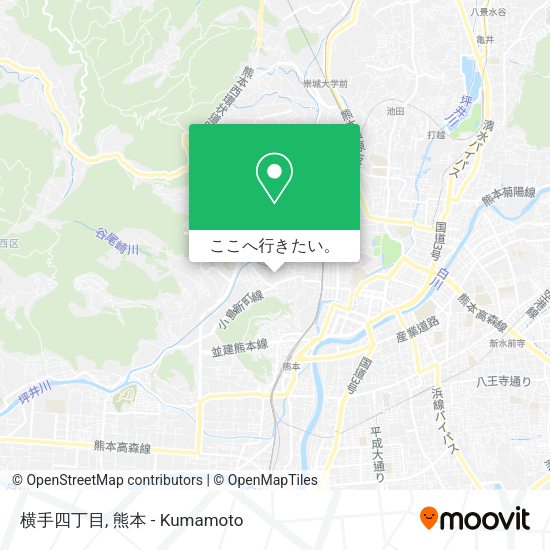 横手四丁目地図