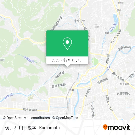横手四丁目地図