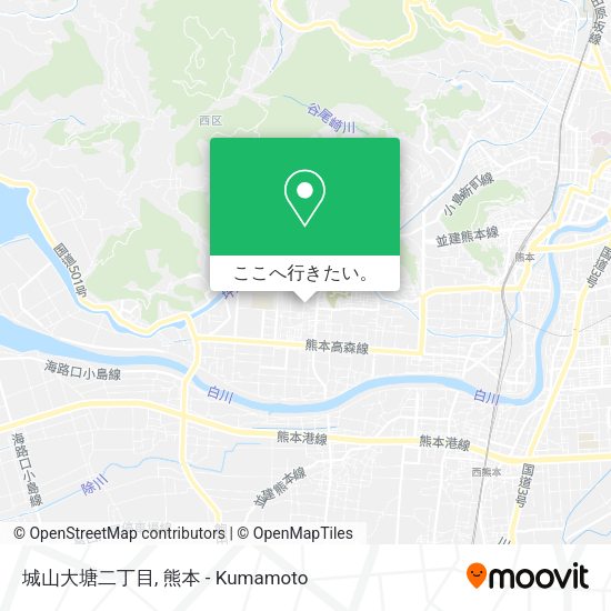 城山大塘二丁目地図