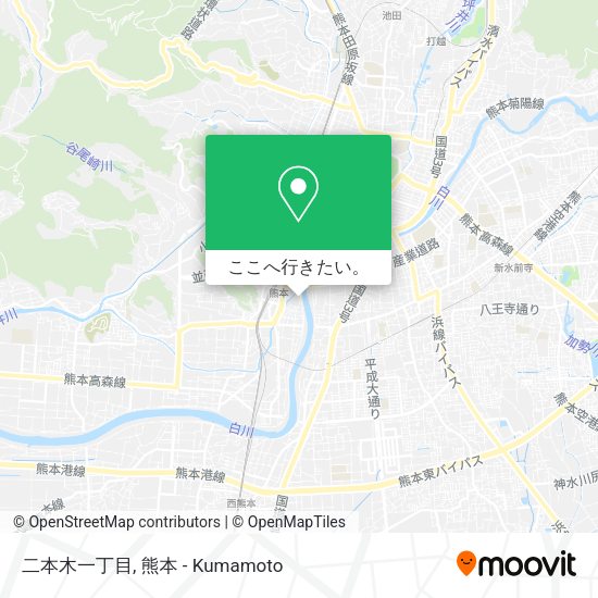 二本木一丁目地図
