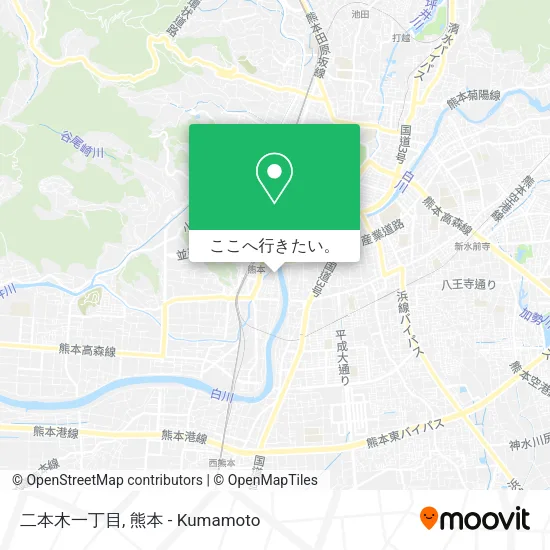 二本木一丁目地図