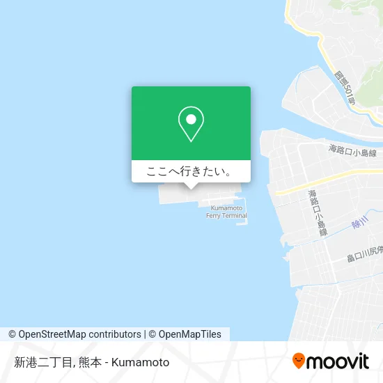 新港二丁目地図