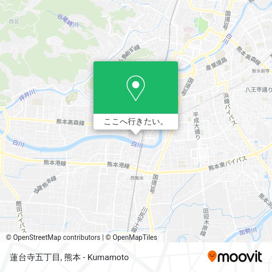蓮台寺五丁目地図