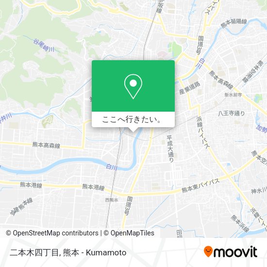 二本木四丁目地図