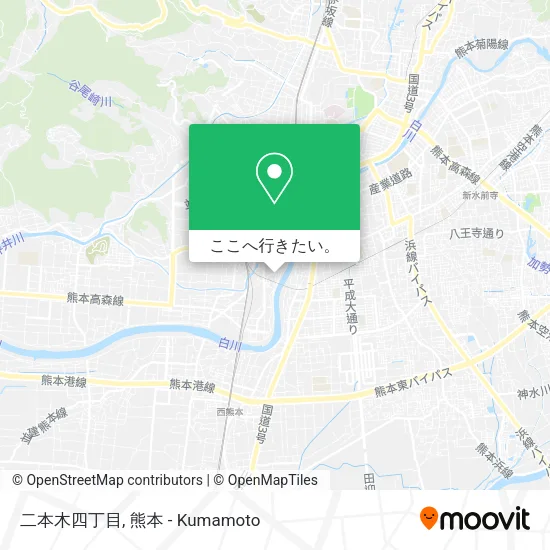 二本木四丁目地図