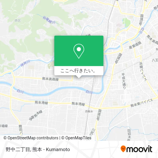 野中二丁目地図