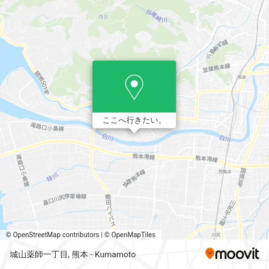 城山薬師一丁目地図