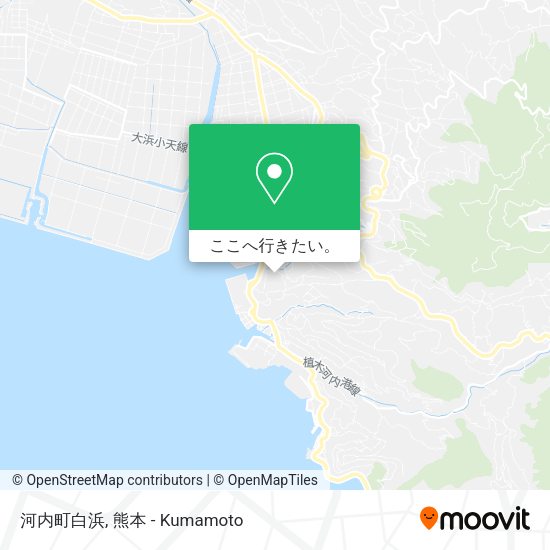 河内町白浜地図
