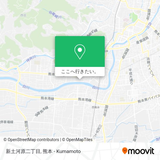 新土河原二丁目地図