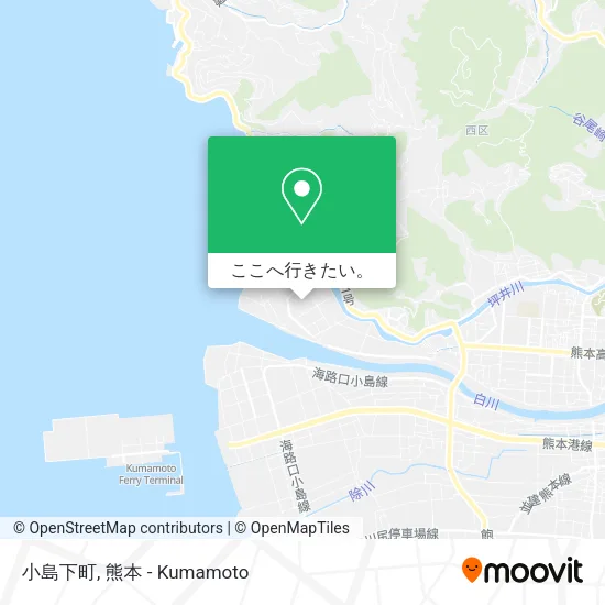 小島下町地図