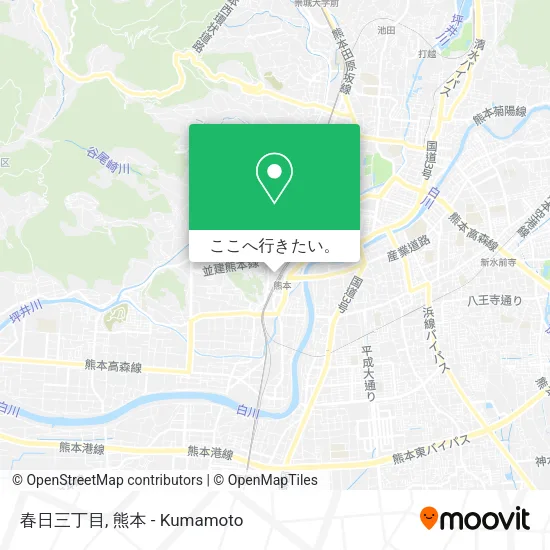 春日三丁目地図