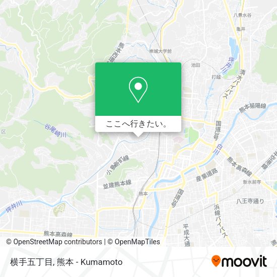 横手五丁目地図