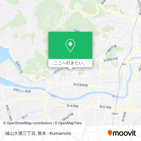 城山大塘三丁目地図