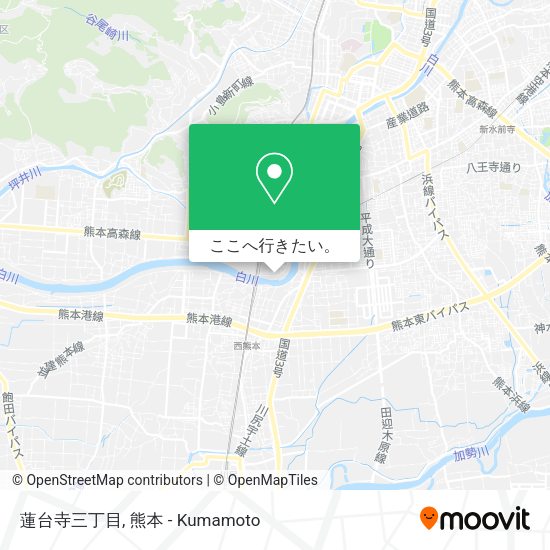 蓮台寺三丁目地図