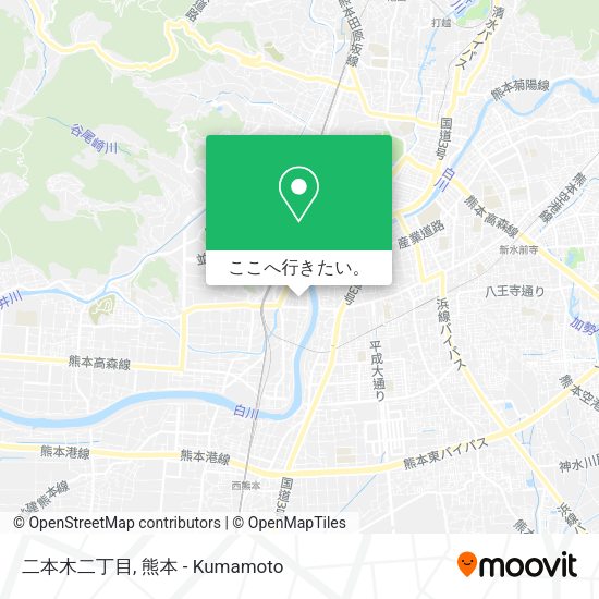 二本木二丁目地図