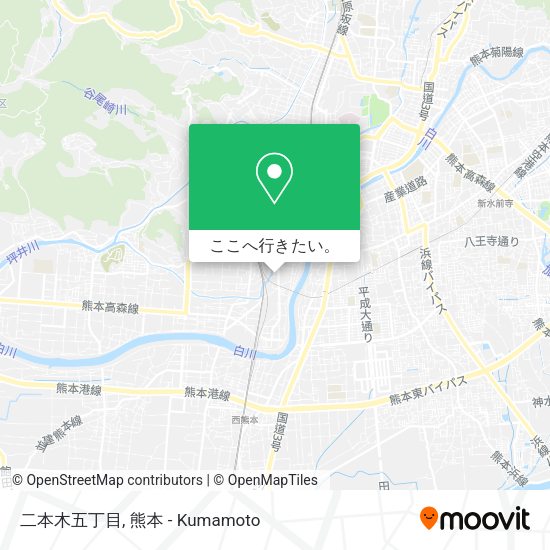 二本木五丁目地図