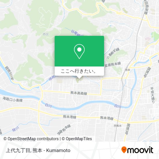 上代九丁目地図