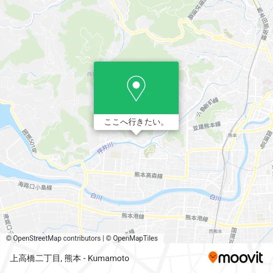 上高橋二丁目地図