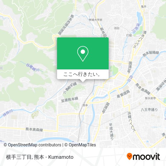 横手三丁目地図