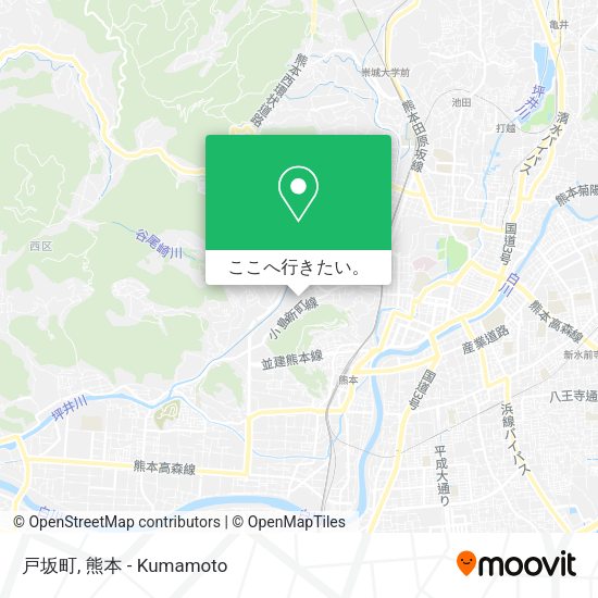 戸坂町地図