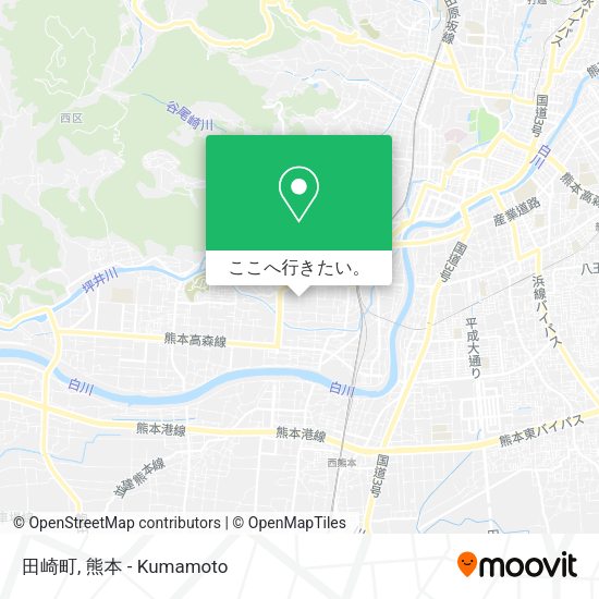 田崎町地図