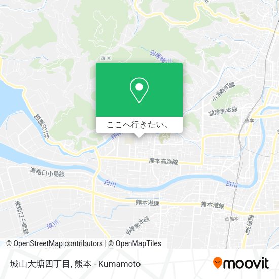 城山大塘四丁目地図