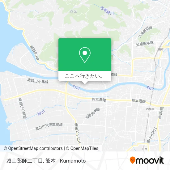 城山薬師二丁目地図