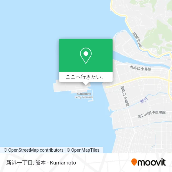 新港一丁目地図