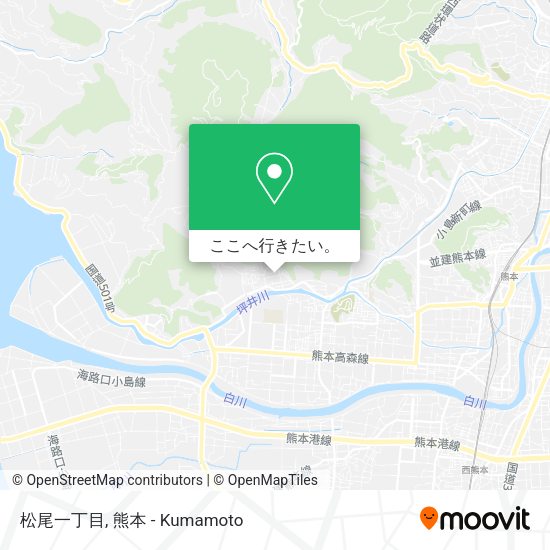 松尾一丁目地図