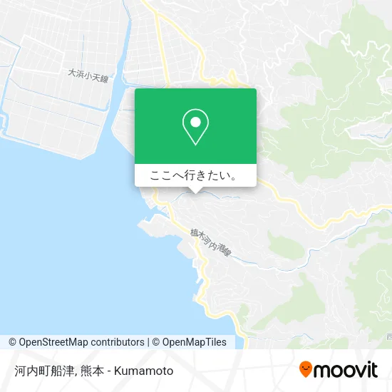 河内町船津地図