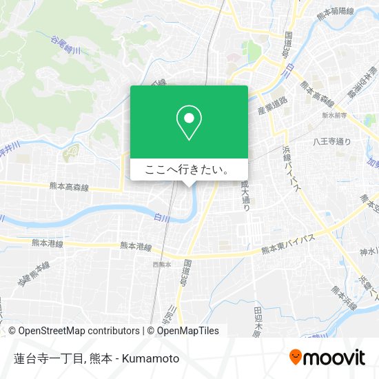 蓮台寺一丁目地図