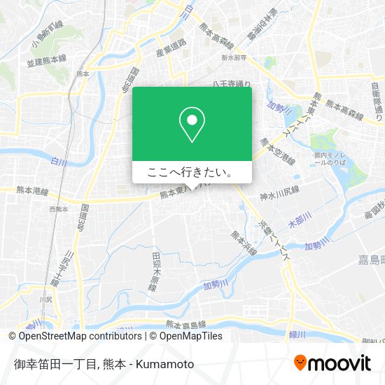 御幸笛田一丁目地図