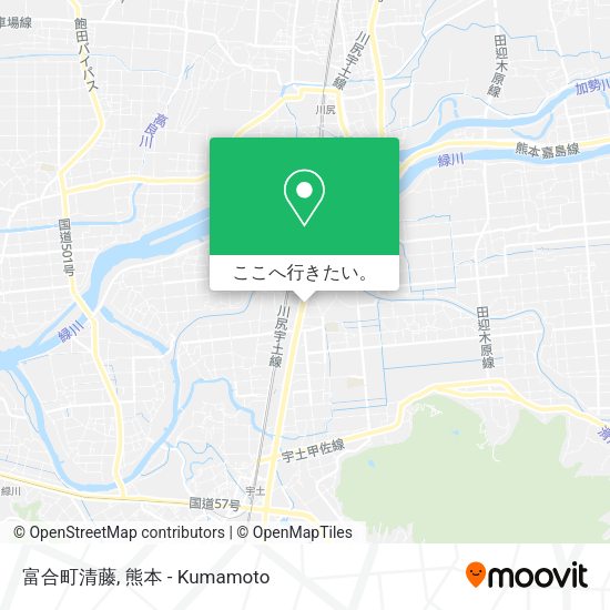 富合町清藤地図