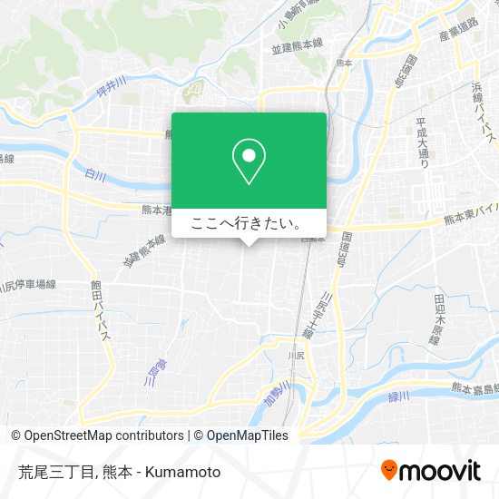 荒尾三丁目地図
