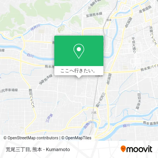 荒尾三丁目地図