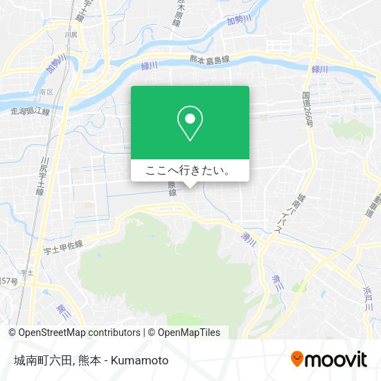 城南町六田地図