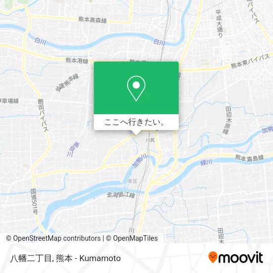 八幡二丁目地図