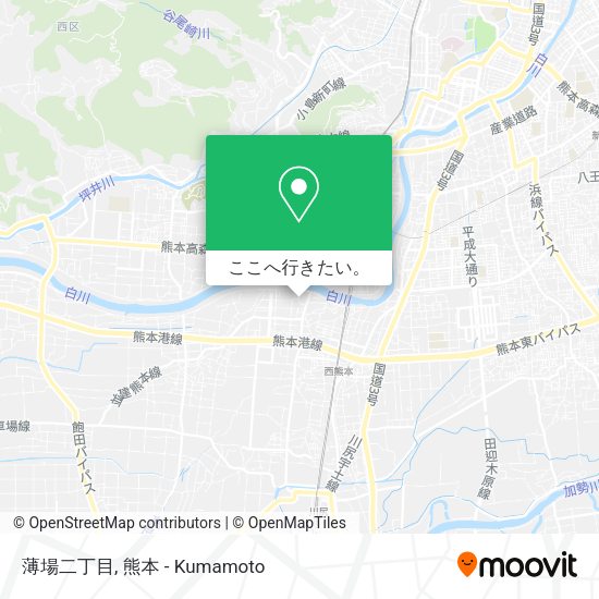 薄場二丁目地図