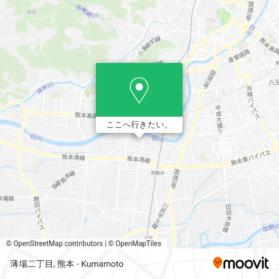 薄場二丁目地図