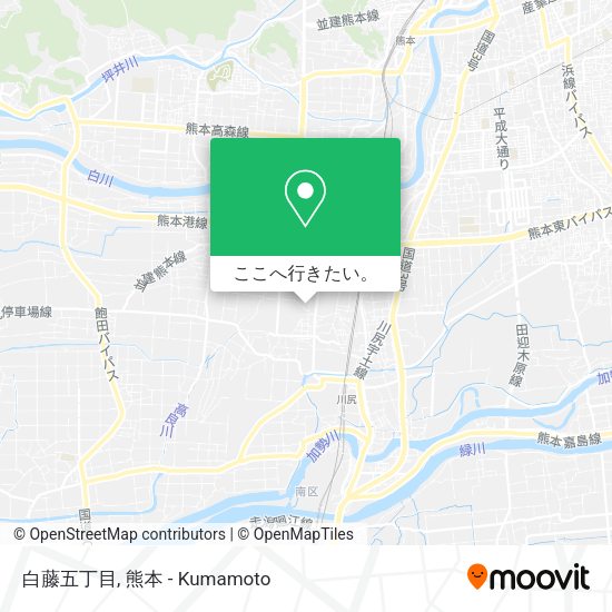 白藤五丁目地図
