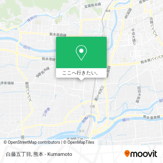 白藤五丁目地図
