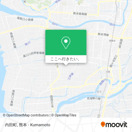 内田町地図