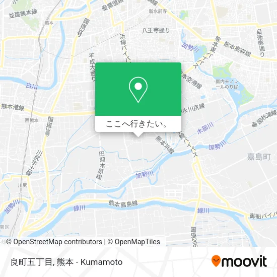 良町五丁目地図